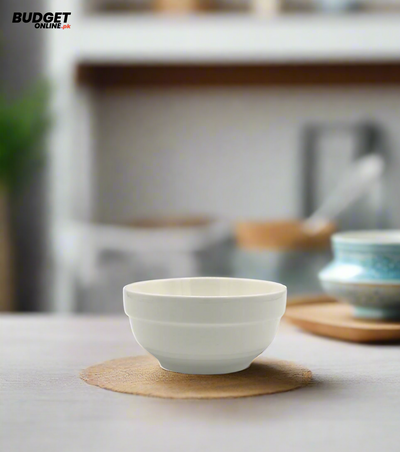 White Ceramic Bowl 4.5-Inch