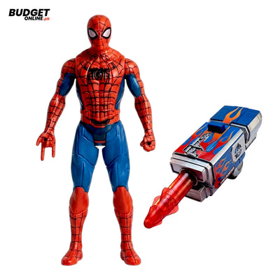 Avengers Spider-Man Figure With Light-Up Launcher