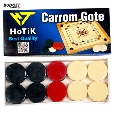 Carrom Goti Set with Storage Box