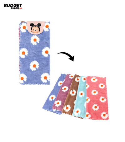 3-Piece Floral Cleaning Cloth Set