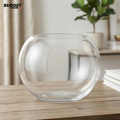 Clear Glass Fish Bowl 4.5 x 4 Inch