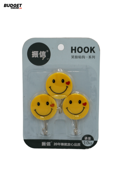 Smile Sticky Hooks 3-Piece Set