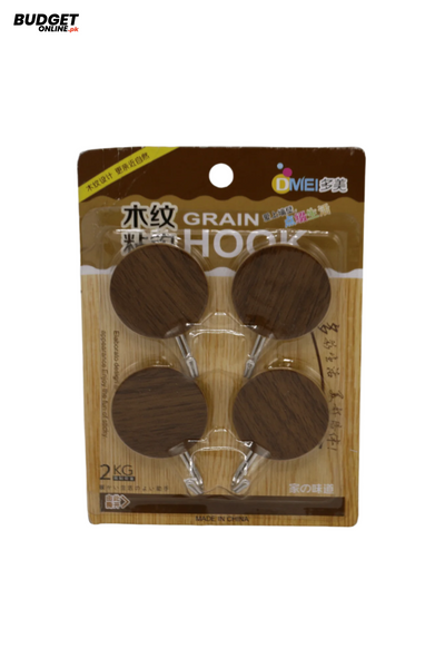 Self-Adhesive Wall Hooks 4-Piece Set