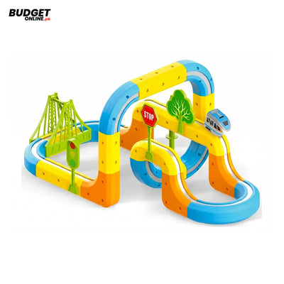 57-Piece Magnetic Train Track Set