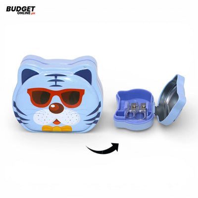 Cute Two-Hole Pencil Sharpener Jar