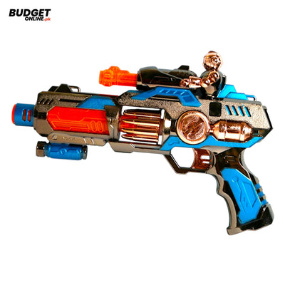 11-Inch Musical Toy Gun With Lights