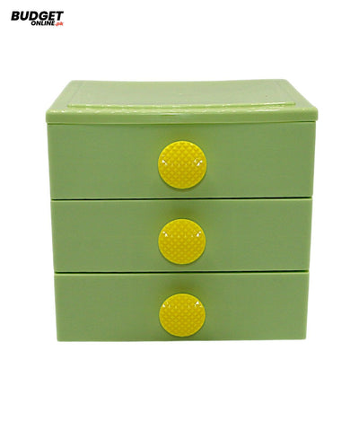 3-Tier Plastic Drawer Organizer