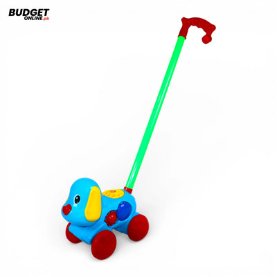 Push-Along Dog Toy With Handle