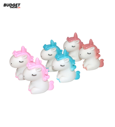 6-Piece PVC Unicorn Toy Set