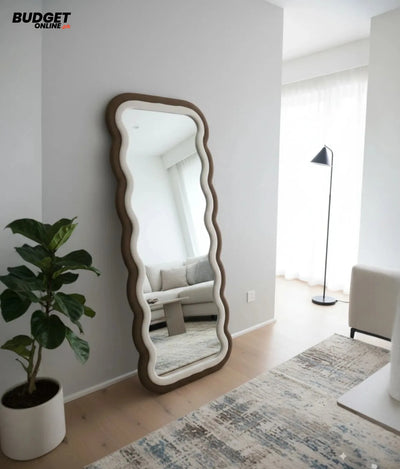 Wavy Full-Length Standing Mirror