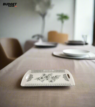 Printed Floral Serving Tray