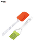 Silicone Spatula And Oil Brush Set