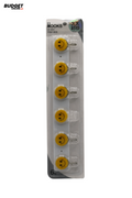 6-Piece Smiley Adhesive Wall Hooks