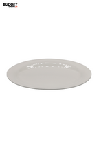 White Ceramic Dinner Plate 10 Inch