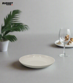 White Ceramic Plate 7 Inch