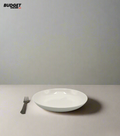 White Ceramic Plate 9 Inch