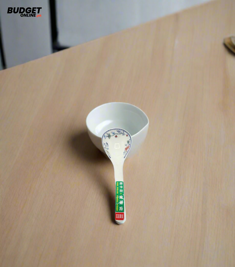 Floral Curry Serving Spoon