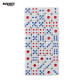100-Piece White Six-Sided Dice Set