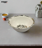 9-Inch Floral Serving Bowl