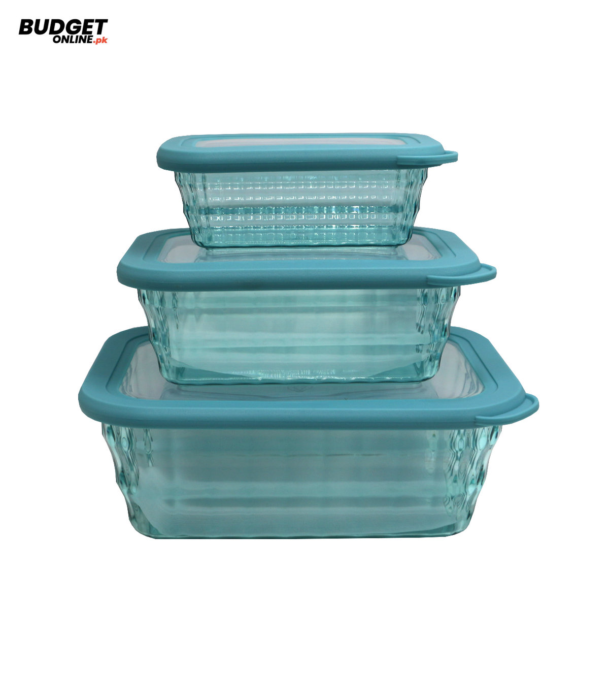 3-Piece Rectangular Acrylic Storage Box Set