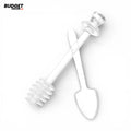 Acrylic Honey Dipper And Spoon Set