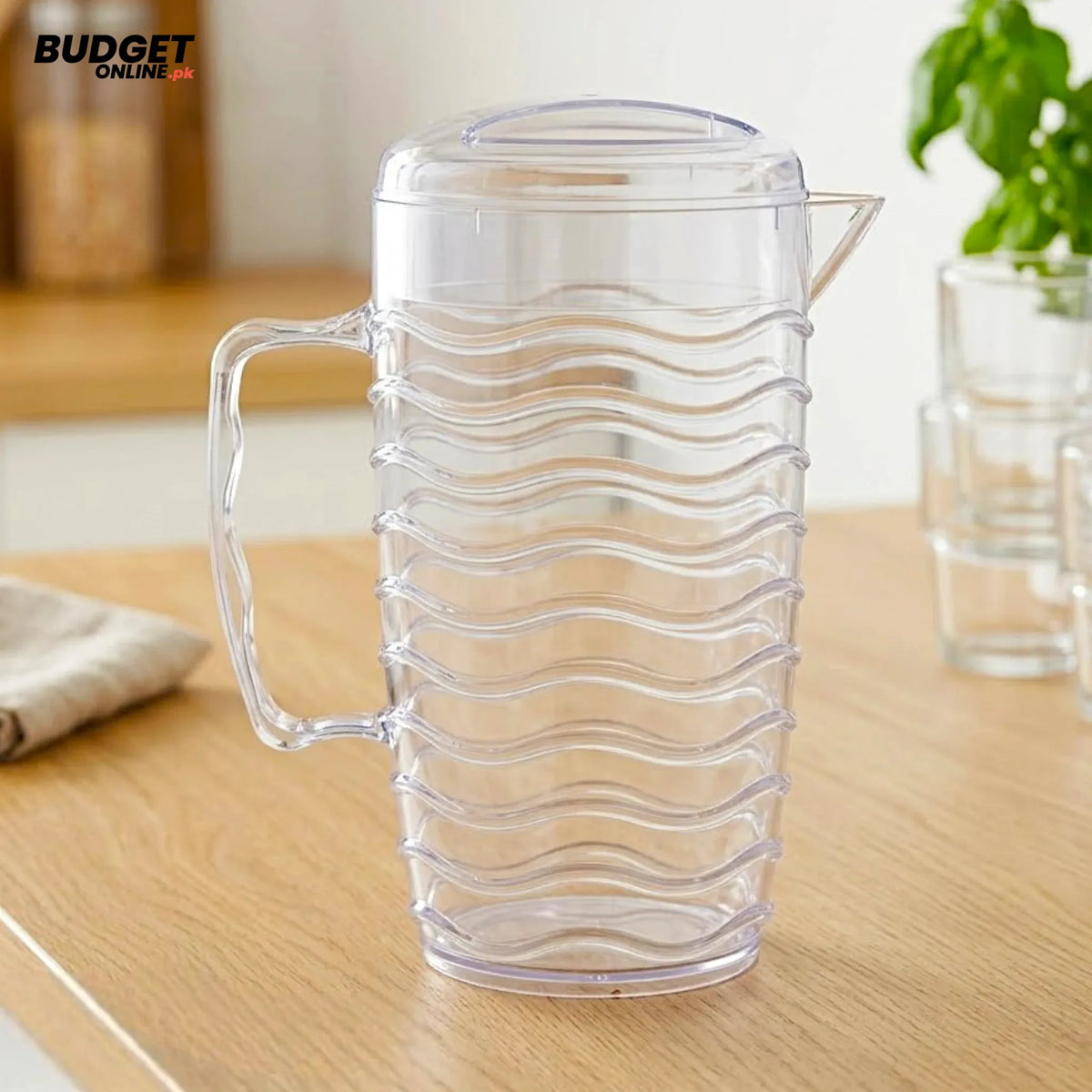 Clear Acrylic Water Jug With Lid
