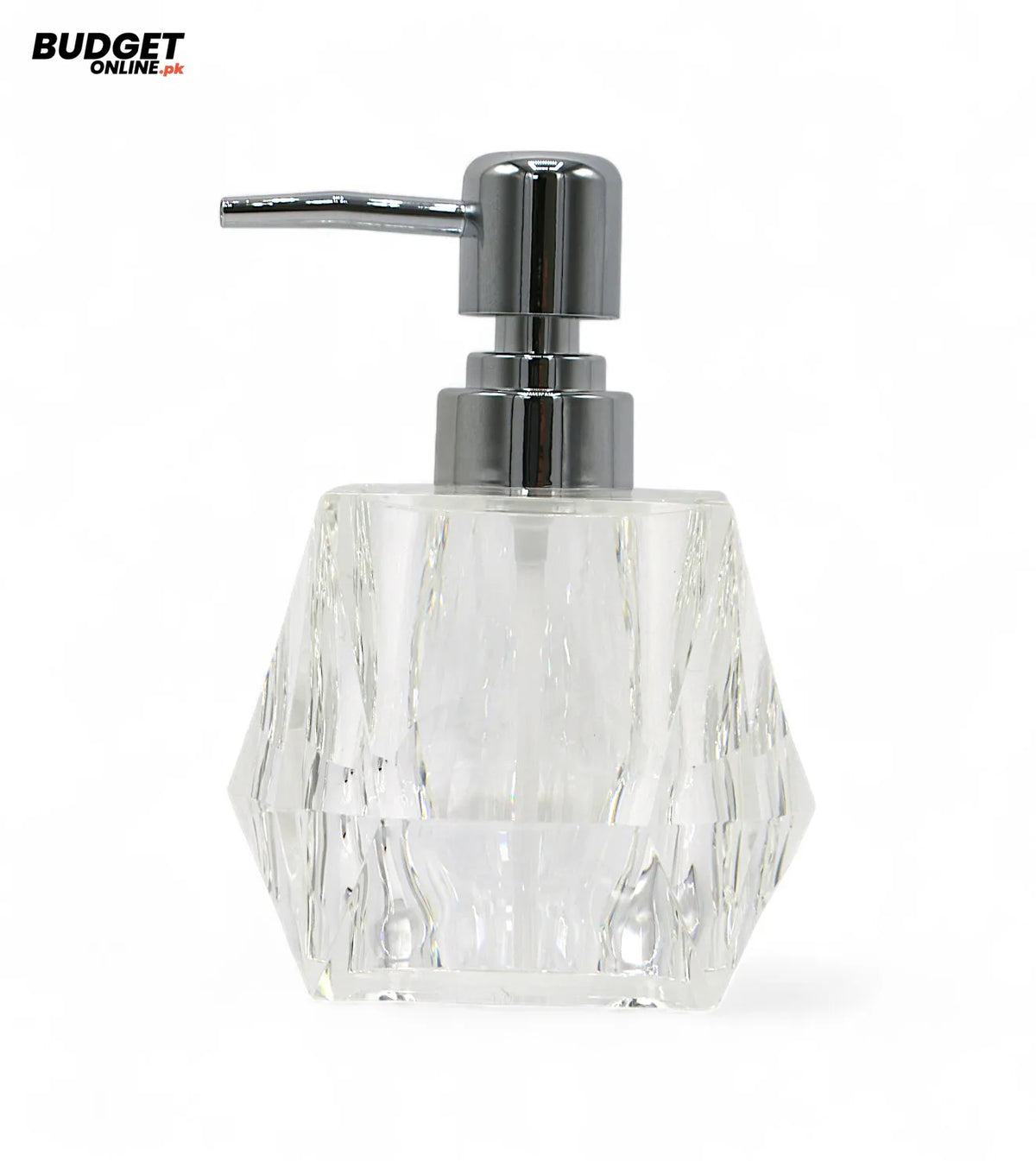 Faceted Acrylic Soap Dispenser