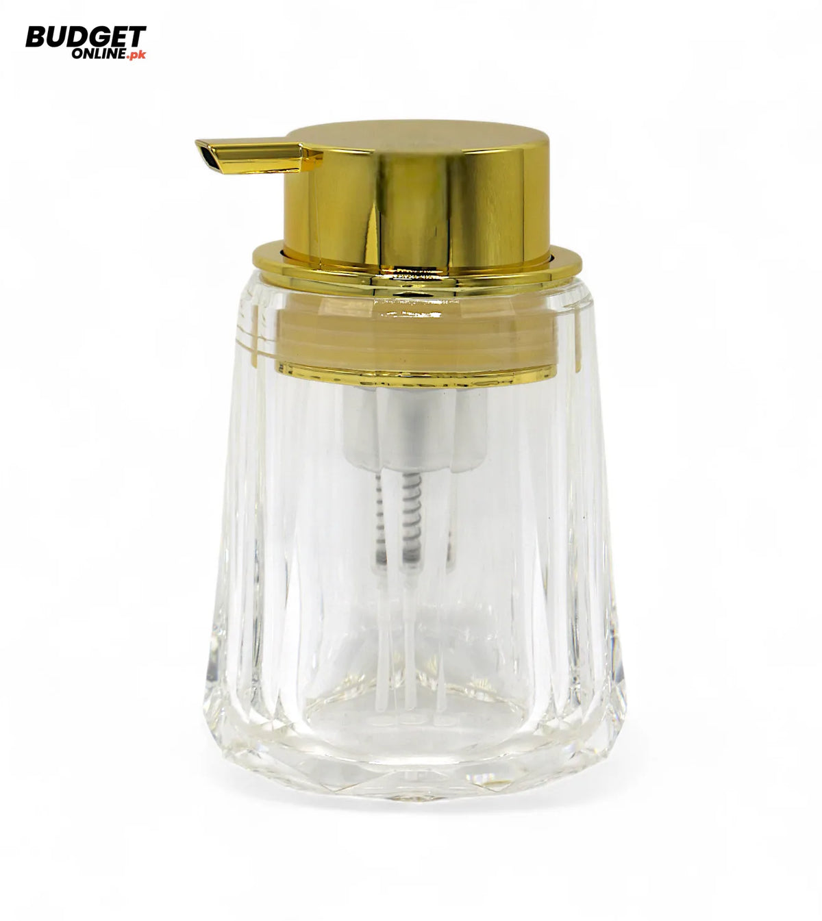 Acrylic Soap Dispenser With Gold Pump