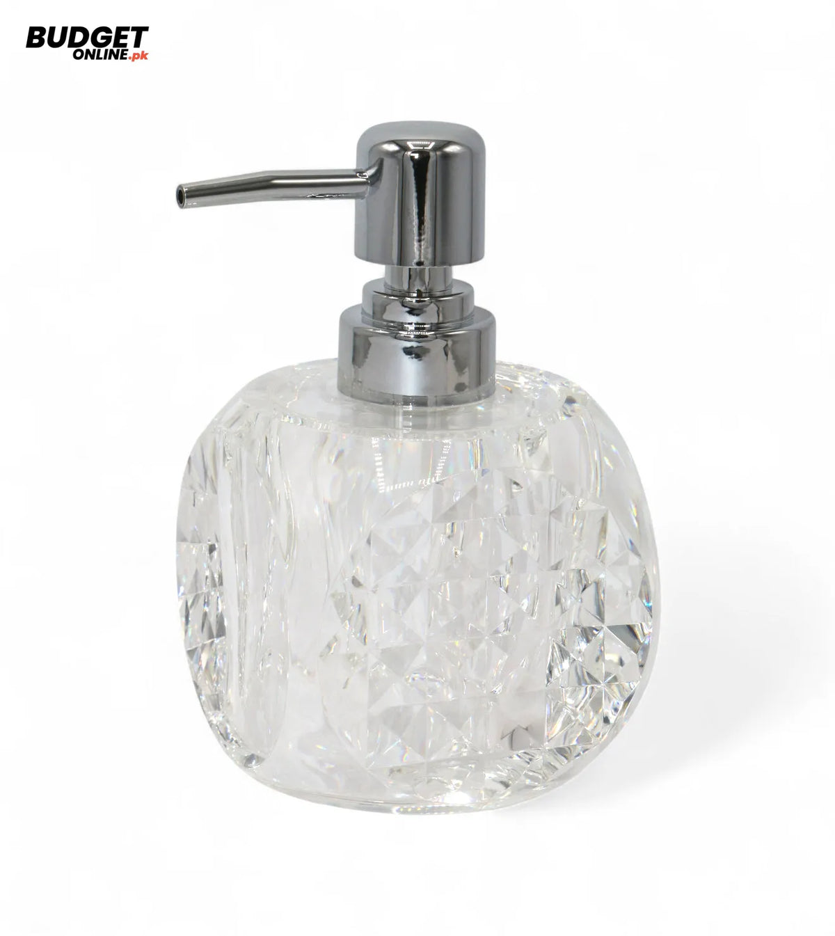 Faceted Acrylic Soap Dispenser