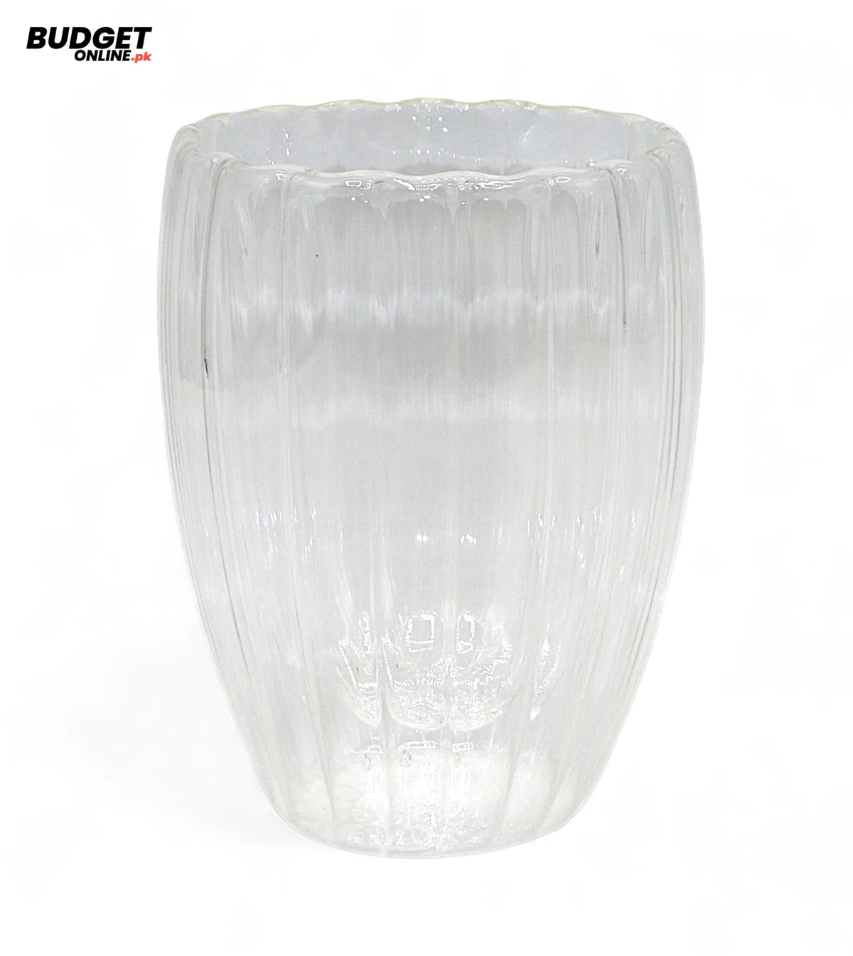 Ribbed Glass Mug 350ml