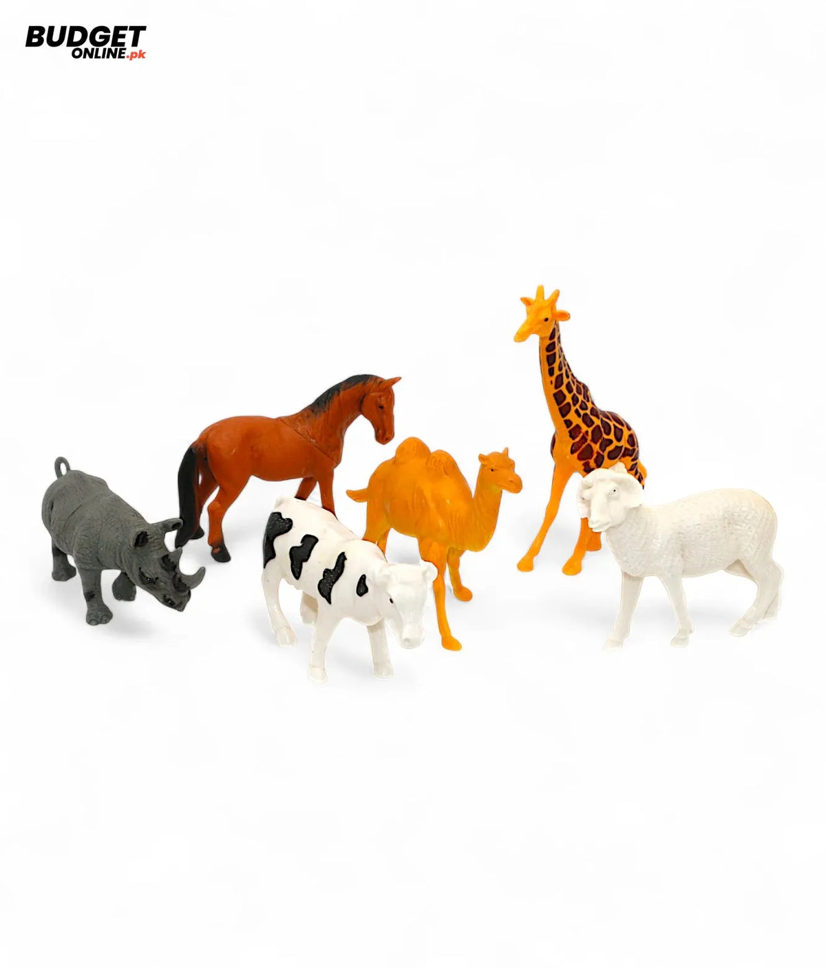 Colorful Farm Animal Figures Set of 6
