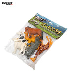 Colorful Farm Animal Figures Set of 6