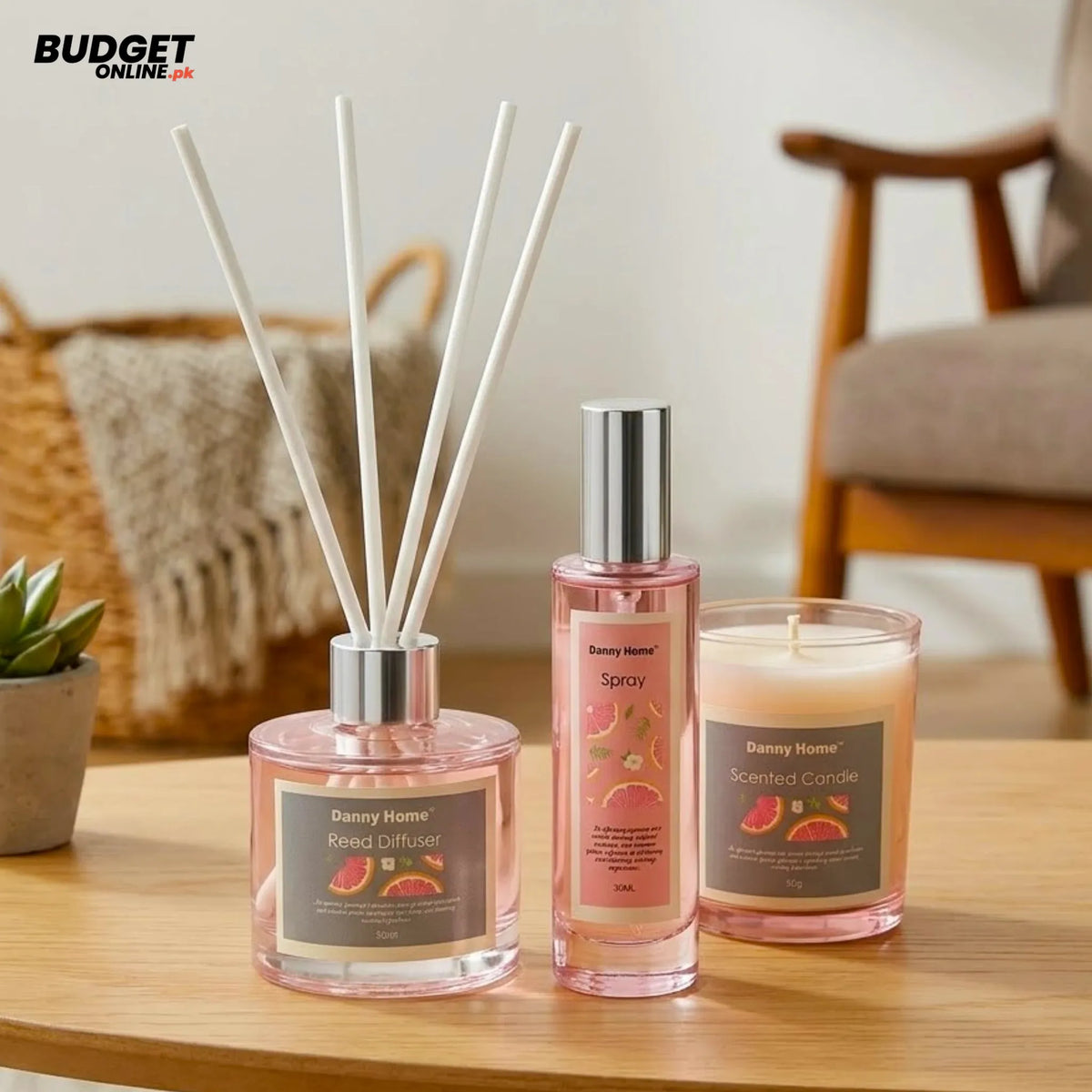 Pink Grapefruit & Mango Aroma Gift Set