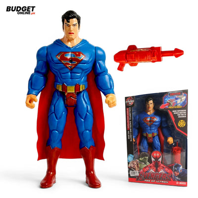 12-Inch Superhero Action Figure With Lights