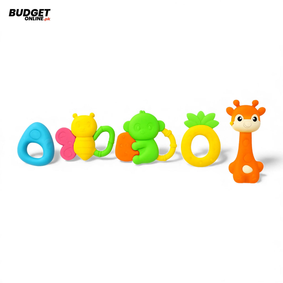 5-Piece Baby Rattle Toy Set