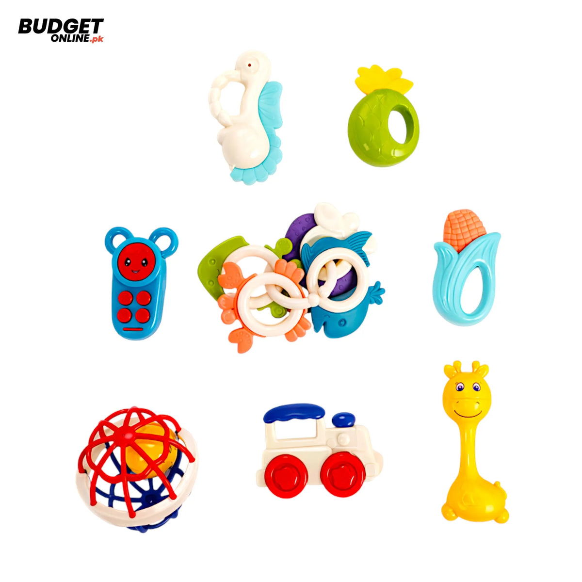 Colorful Baby Rattle Toy Set