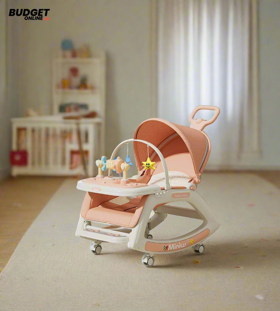 Baby Rocker With Toy Rattles