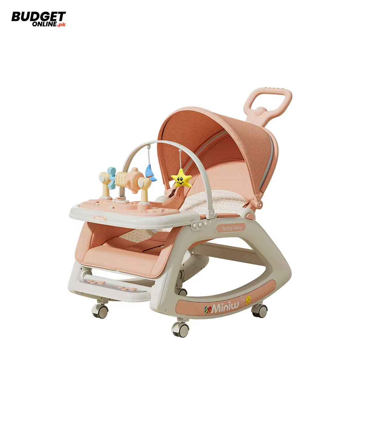 Baby Rocker With Toy Rattles
