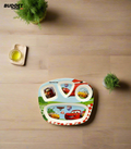 Kids 4-Section Cars Serving Tray