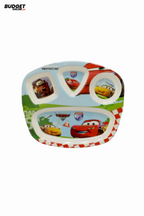 Kids 4-Section Cars Serving Tray