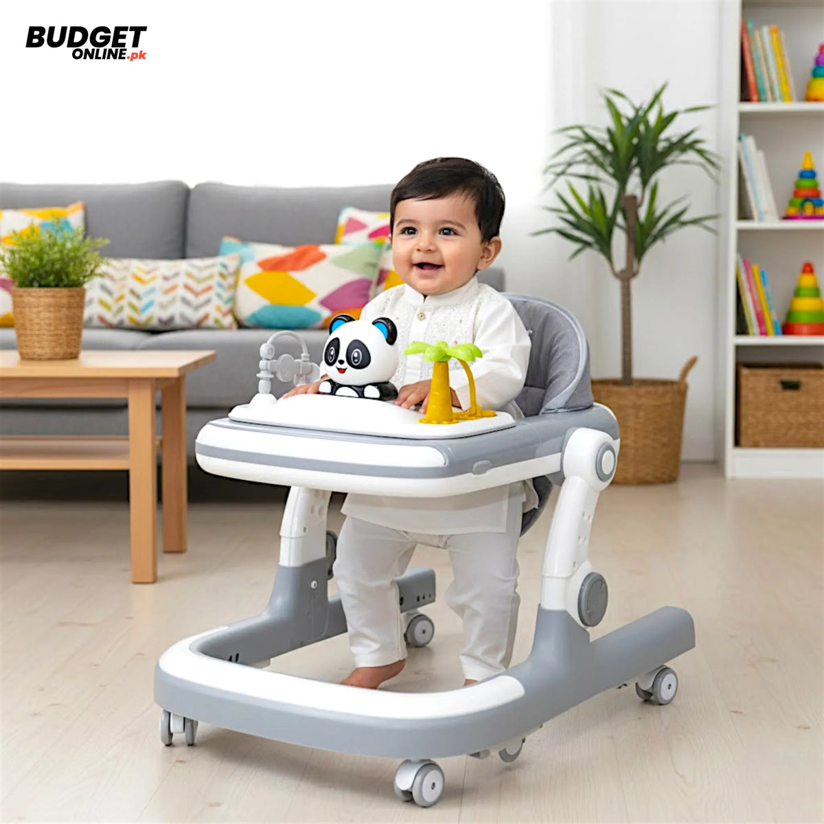 Panda Baby Walker With Music