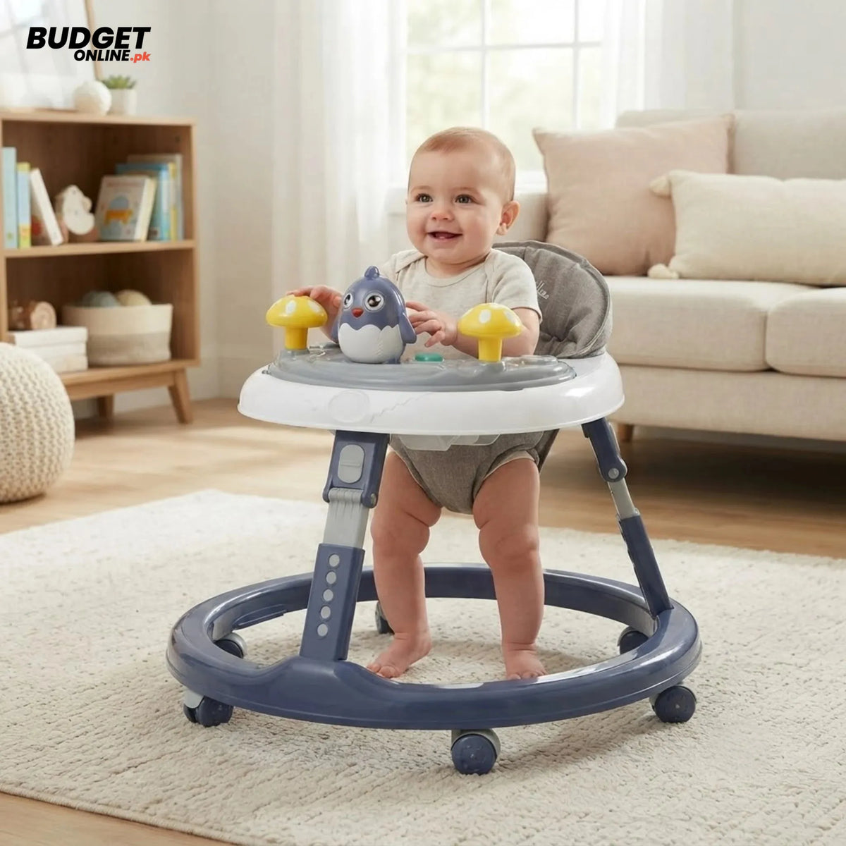 Penguin Baby Walker With Music & Rattle