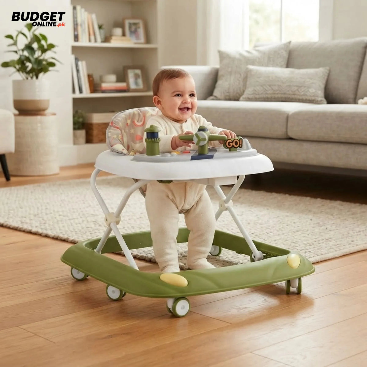 Baby Walker Plane With Music And Toys