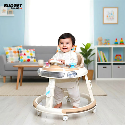 Musical Baby Walker With Activity Tray