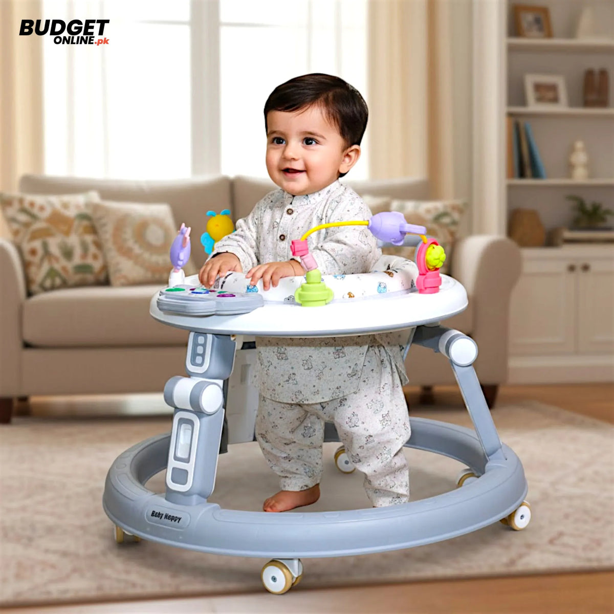 Baby Walker With Music And Activity Tray