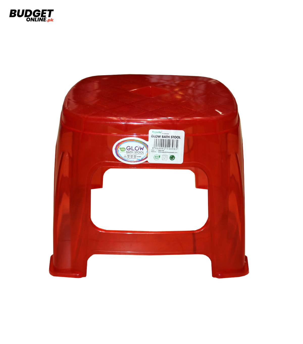 Glow Plastic Bathroom Stool