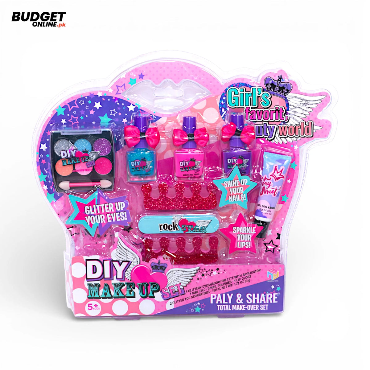 Colorful DIY Makeup Pretend Play Set