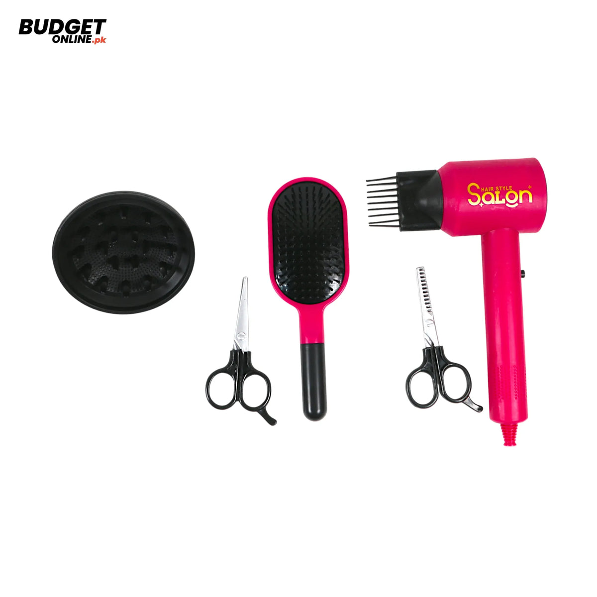 Beauty Salon Pretend Play Set With Toy Hair Dryer
