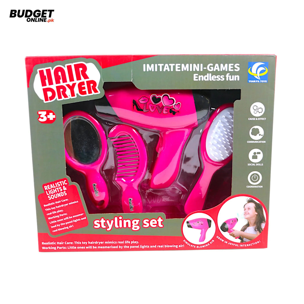 Kids Hair Styling Pretend Play Set