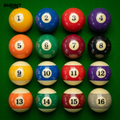 Medium Billiard Ball Set – 16 Pieces